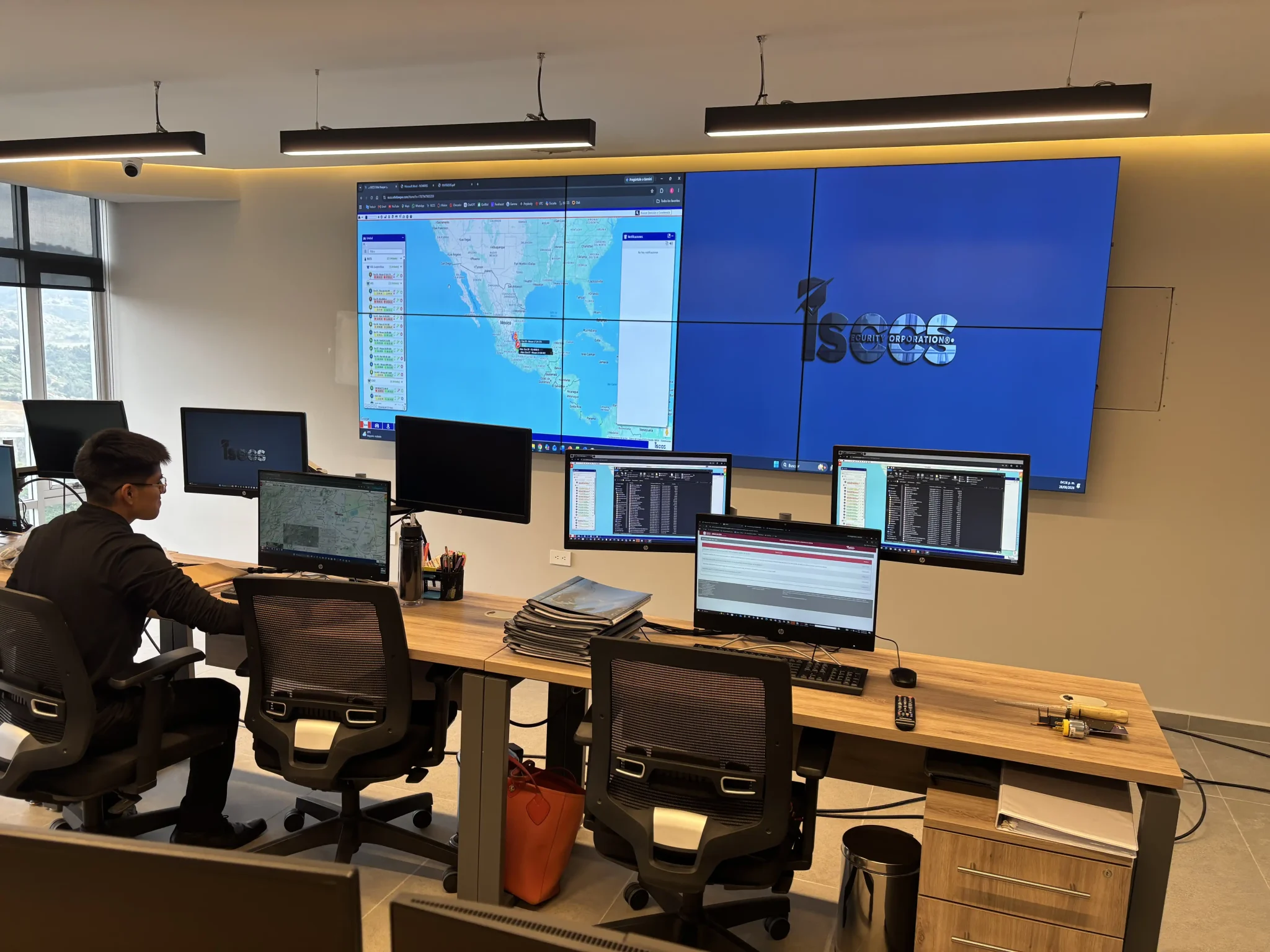 Videowall para sala de control y monitoreo